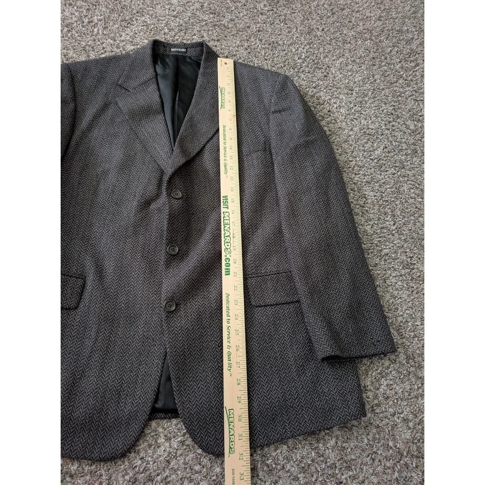 Stafford Herringbone Wool Cashmere Blazer‎ Suit Jacket 44R South Africa Made